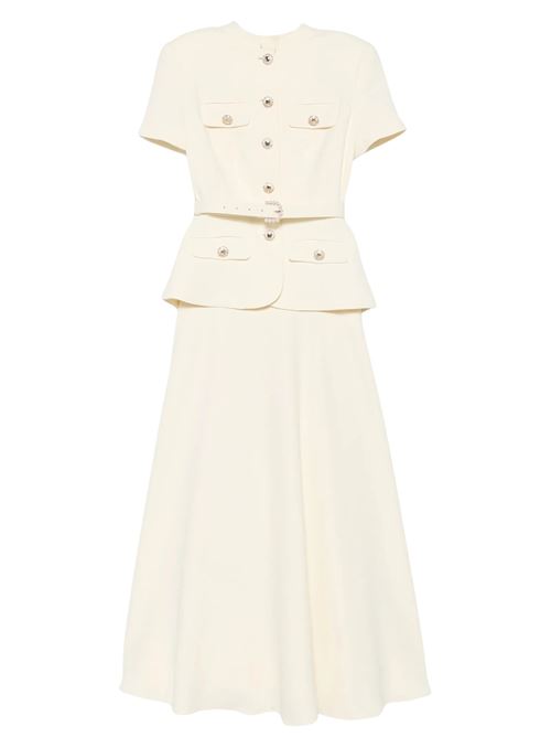 Abito maxi button-up SELF PORTRAIT | PF26011MYYELLOW